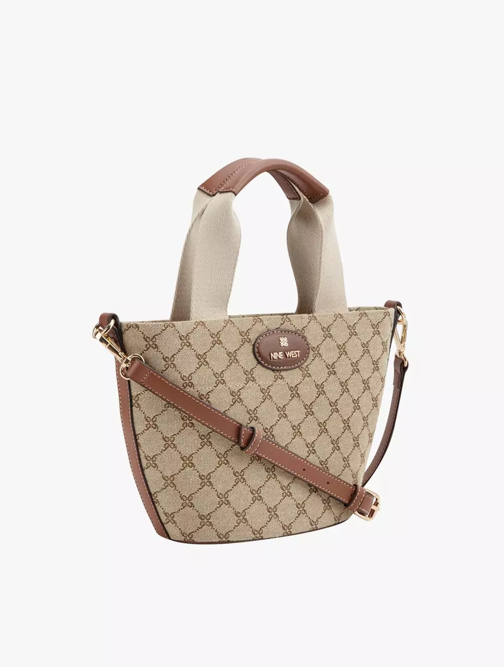 Nine West Pyper Mini Tote Crossbody Women's Crossbody Bags - Mocha