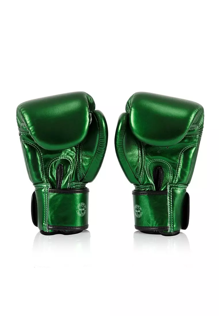 Fairtex Boxing/Muay Thai Gloves - BGV22 - GREEN "Metallic"