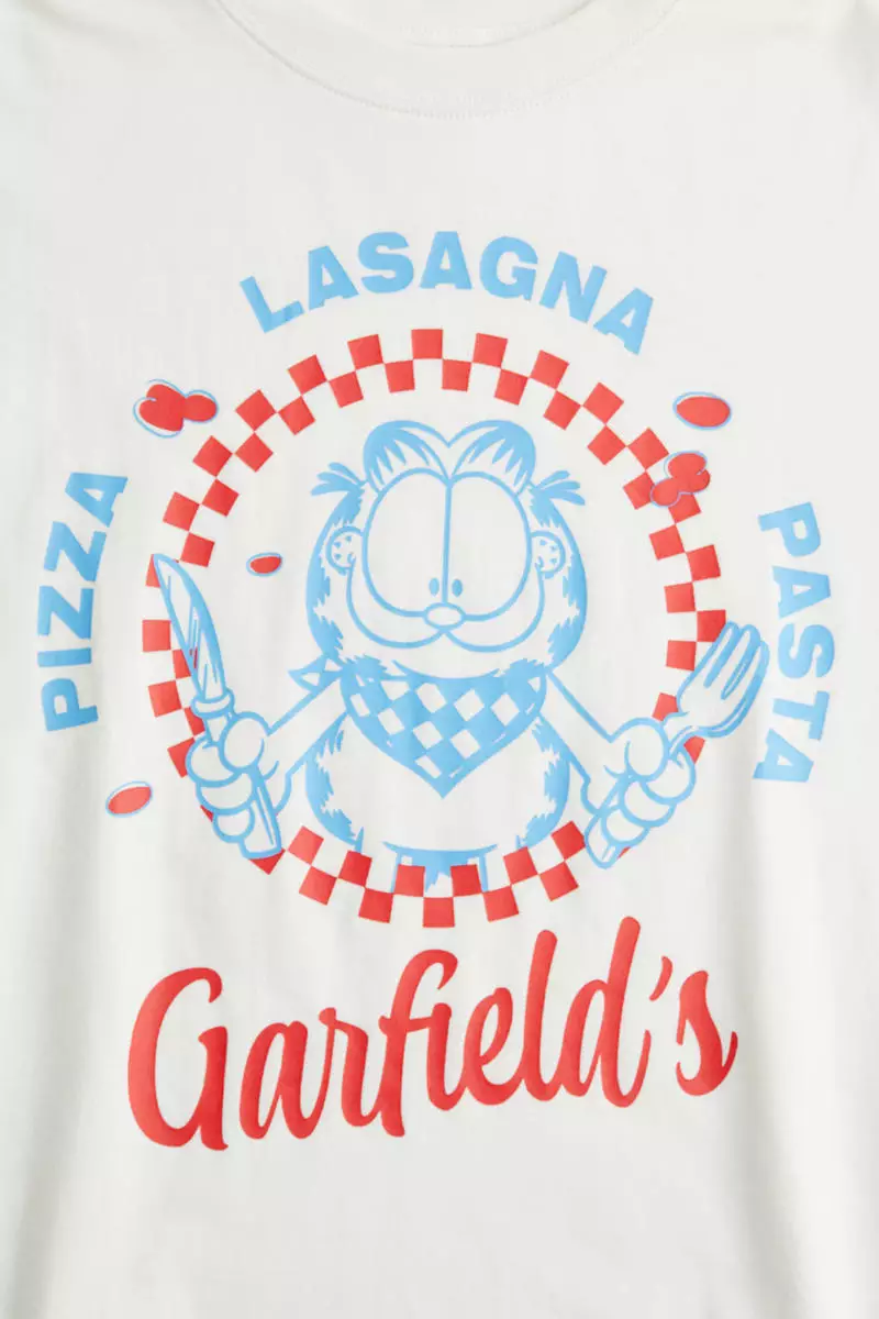 Printed cotton T-shirt