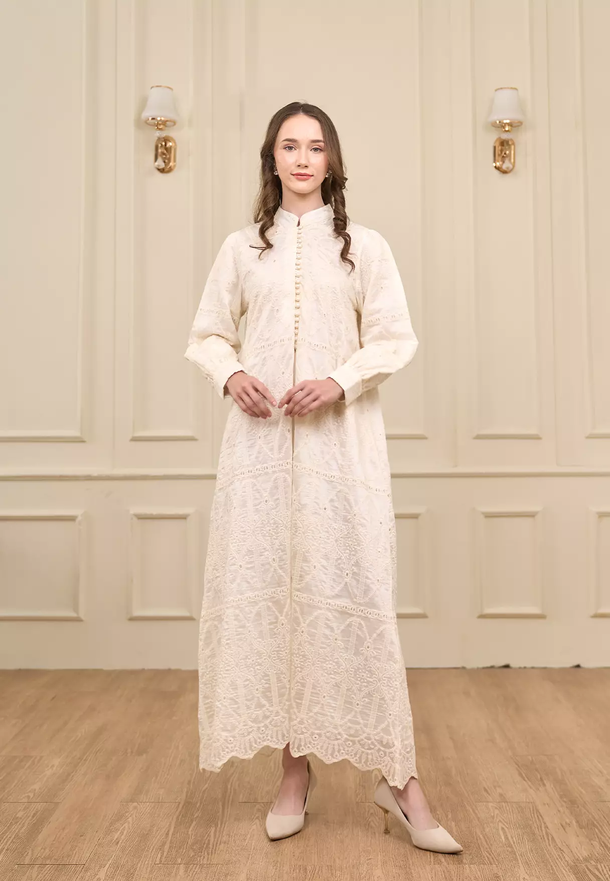 Saffiya Dress - Ivory