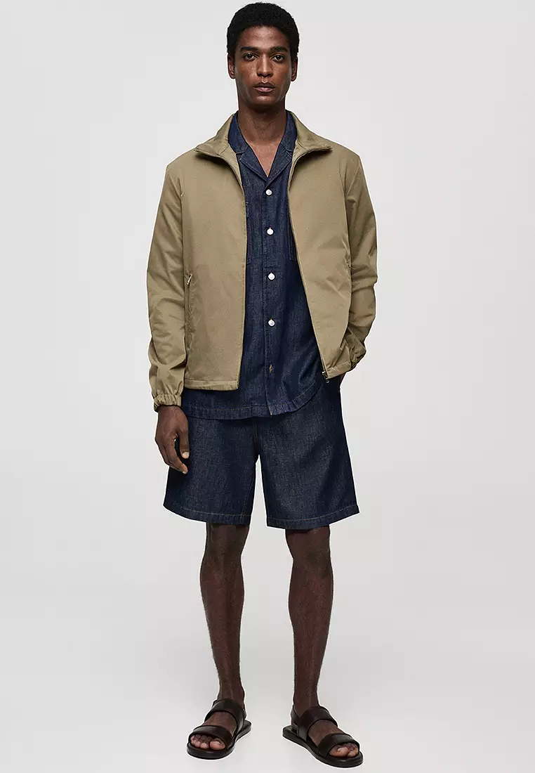 Water-Repellent Jacket With Zip