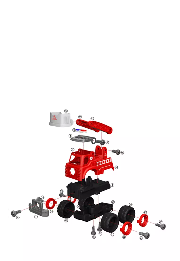 Okiedog Mini DIY  - Fire Engine