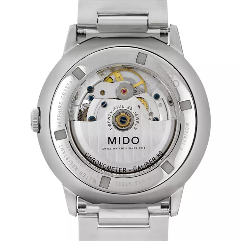 Jam Tangan Pria MIDO Commander II M021.431.11.061.01 Chronometer Automatic Anthracite Dial Stainless Steel Strap