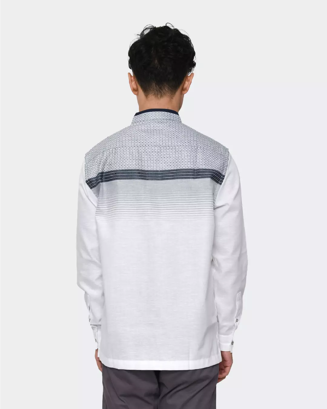 MANZONE Kemeja koko lengan panjang- BARROZ