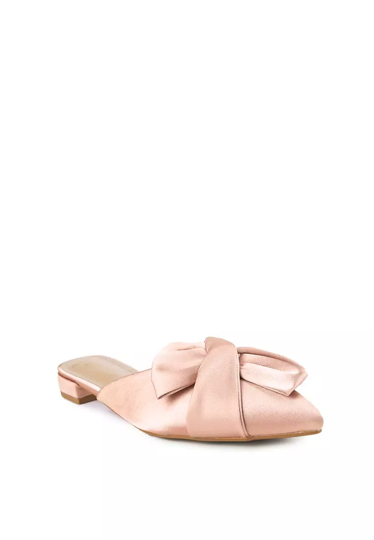 CHARMINE J23103-11 FORMAL SANDAL MULES ROSE GOLD