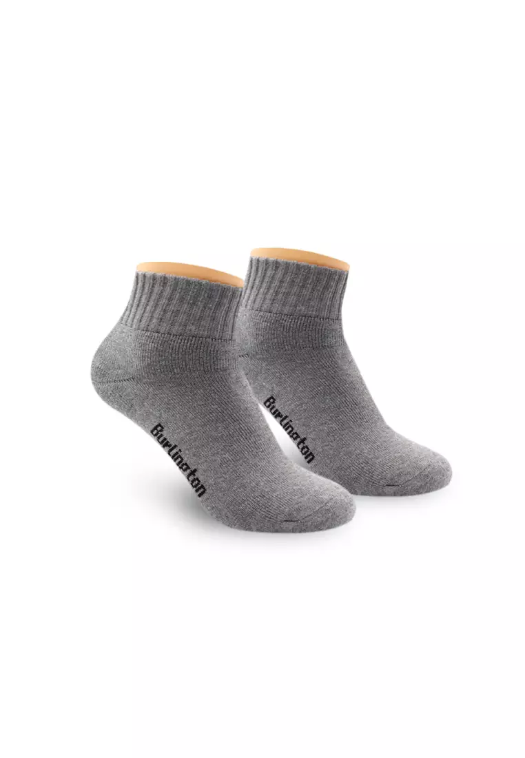 Burlington Ladies' Cotton Ankle Lite Thick Sports Socks 3 pairs in 1 pack 6222