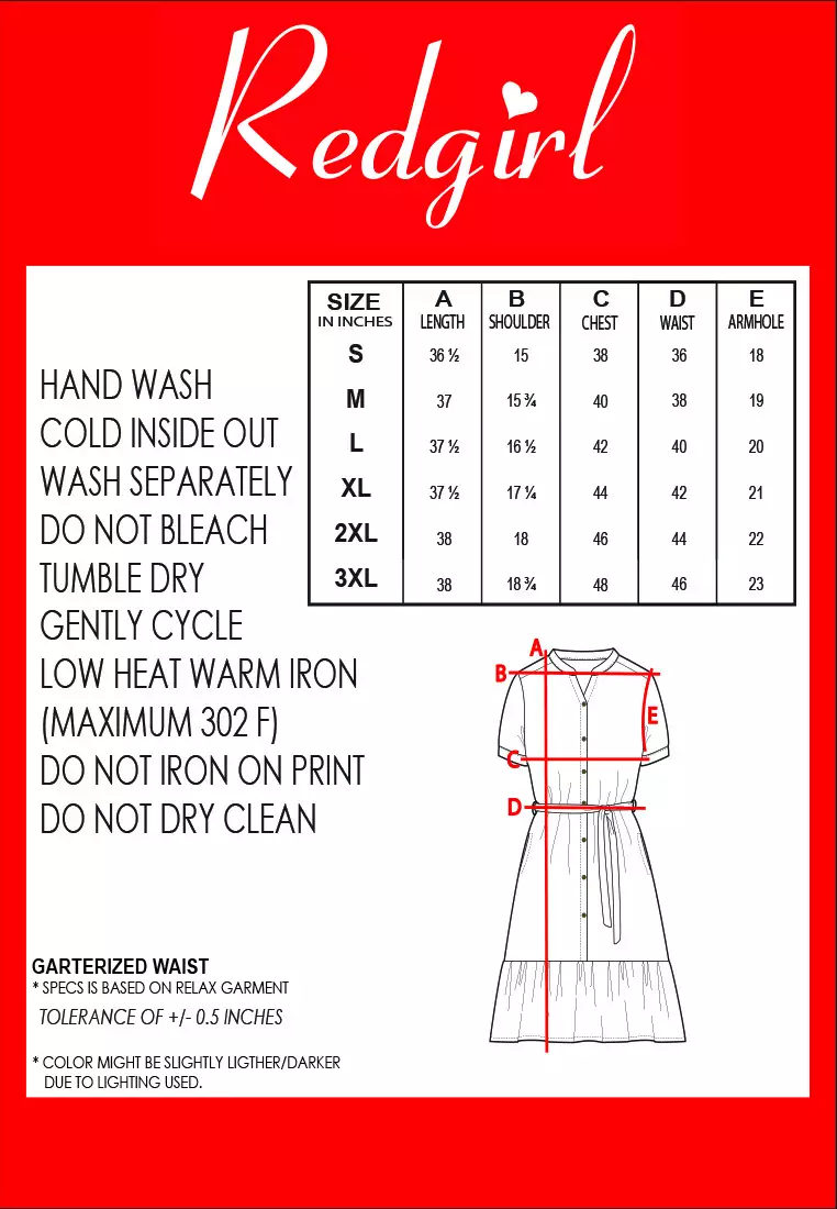 Printed Soft Linen Short Sleeves Chinese Collar Dress