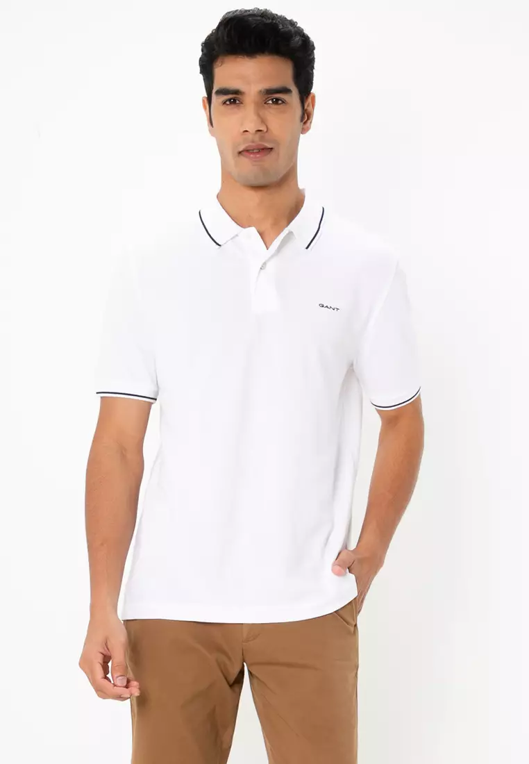 Tipped Piqué Polo Shirt
