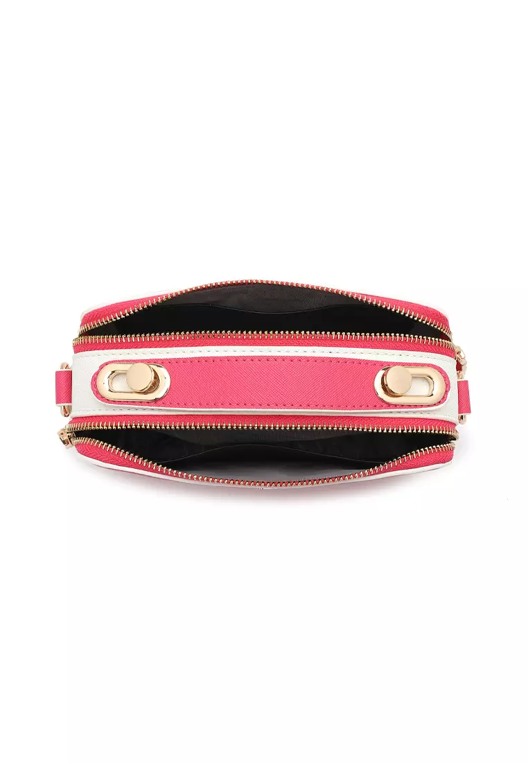 Women's Sling Bag / Crossbody Bag - Fuschia