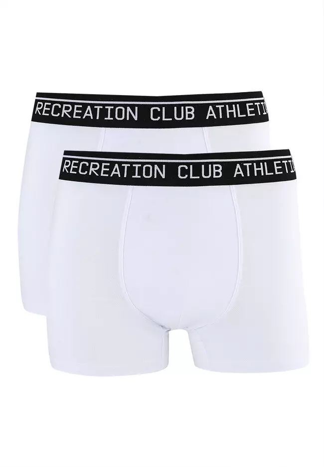 Athletic Cotton 2 Pack Trunks