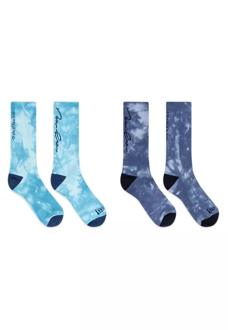 NE Basic FW25 Blue Foam Tie Tyed Socks