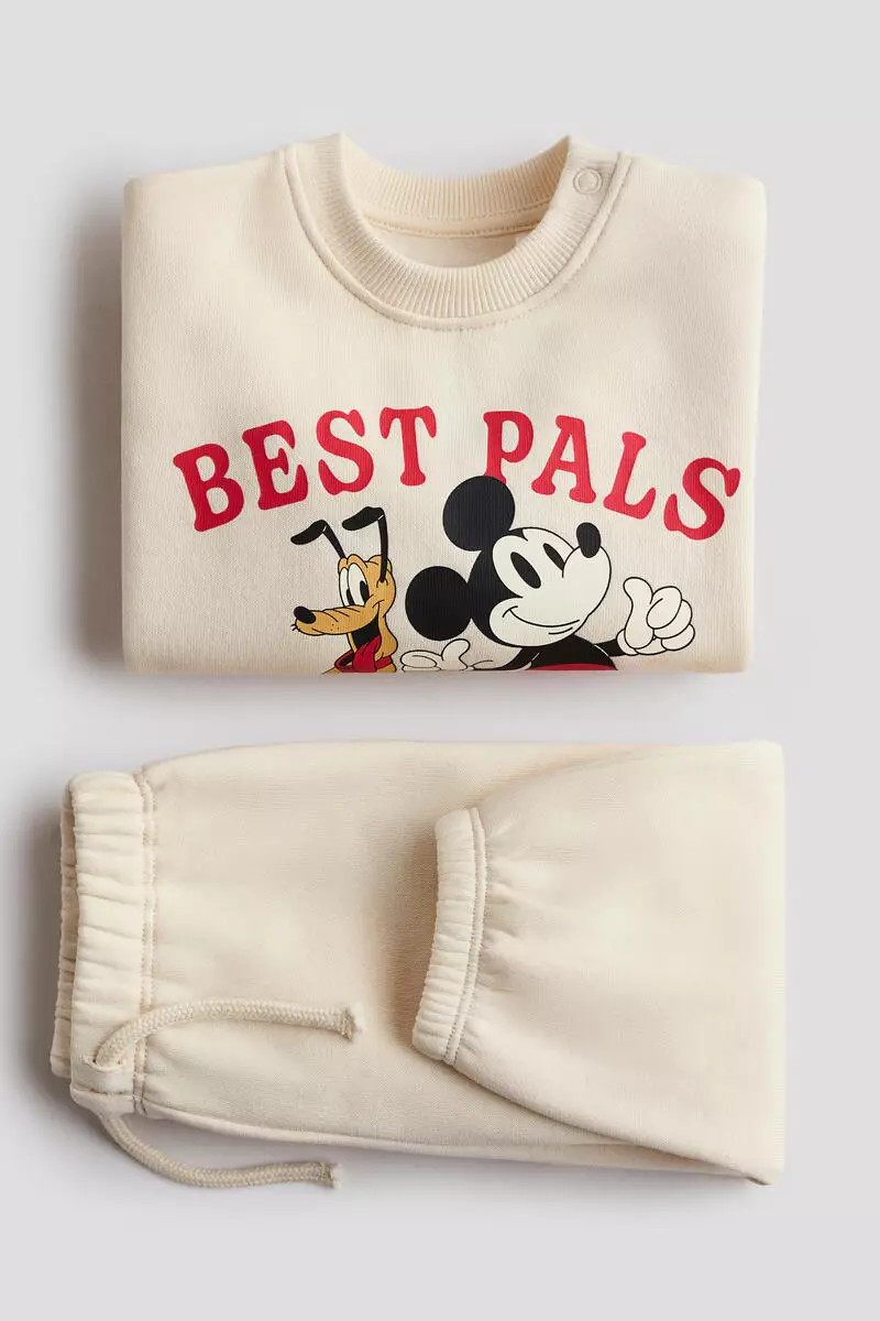 2-piece printed sweatshirt set