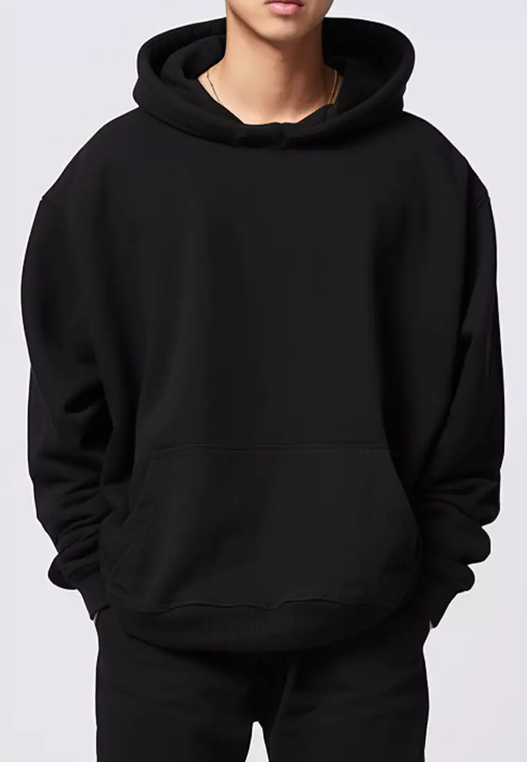 MOB21 Hoodie Oversize Scubalux "no pain no gain" hitam