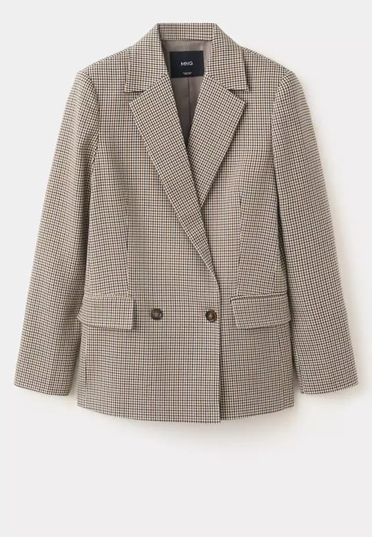 Micro-Houndstooth Jacket