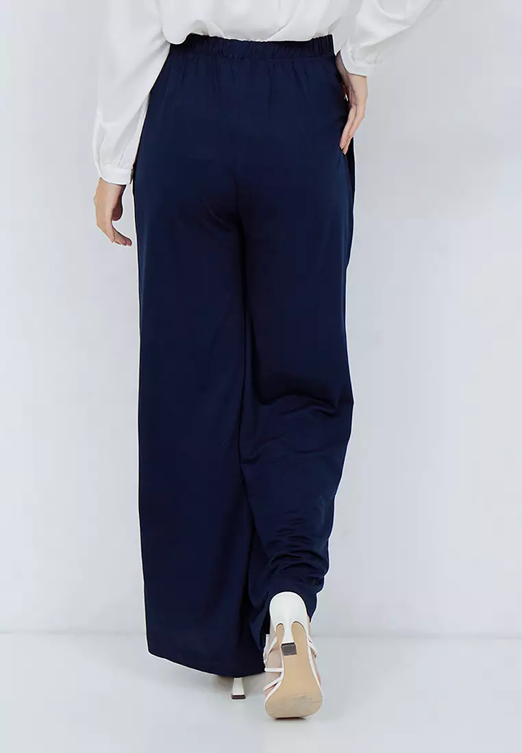 DB004 Brussel Culotte Celana Panjang Wanita Navy