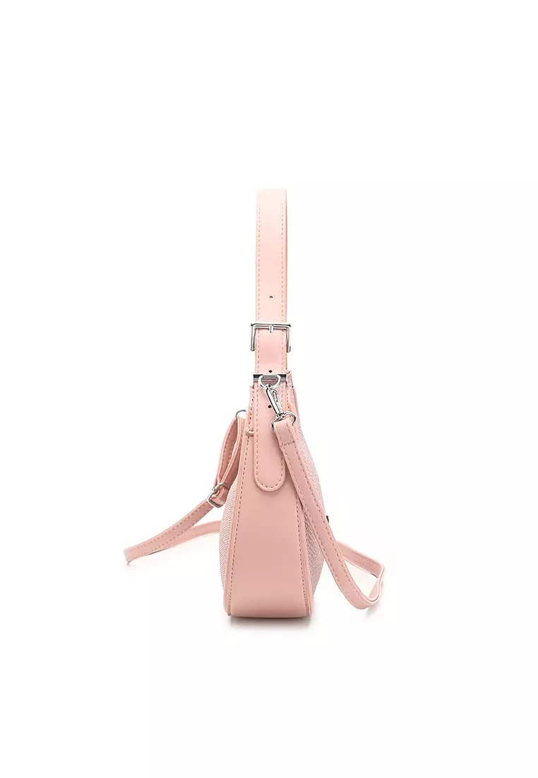 Women's Top Handle Bag / Sling Bag / Crossbody Bag / Shoulder Bag (手拿袋 / 斜孭袋 / 單肩包) - 粉紅色
