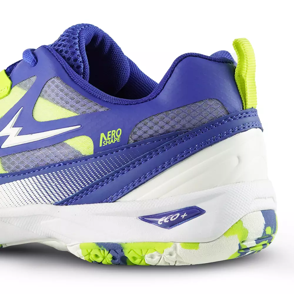 Eagle Sepatu Badminton Jet Pro II - BIRU/PUTIH/CITRUN