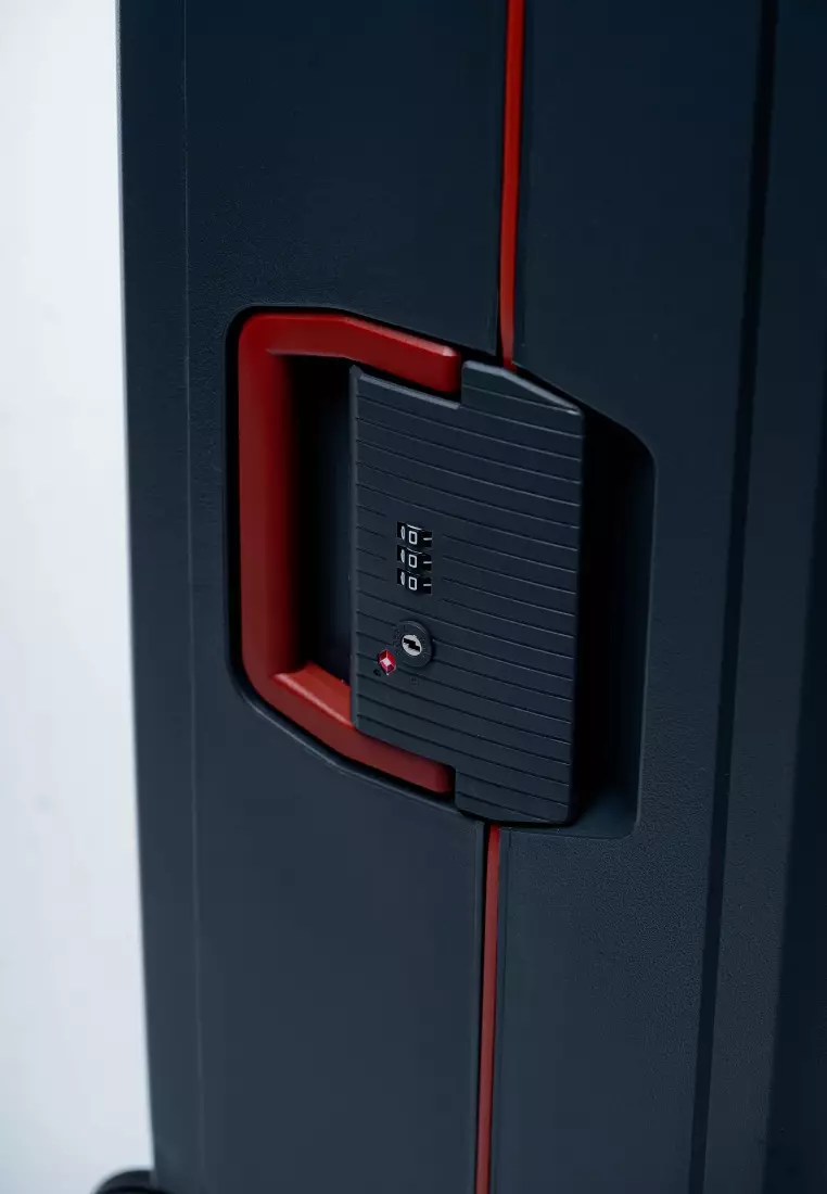 Gamma 20" Small Hard Case Zipperless Luggage Navy Blue