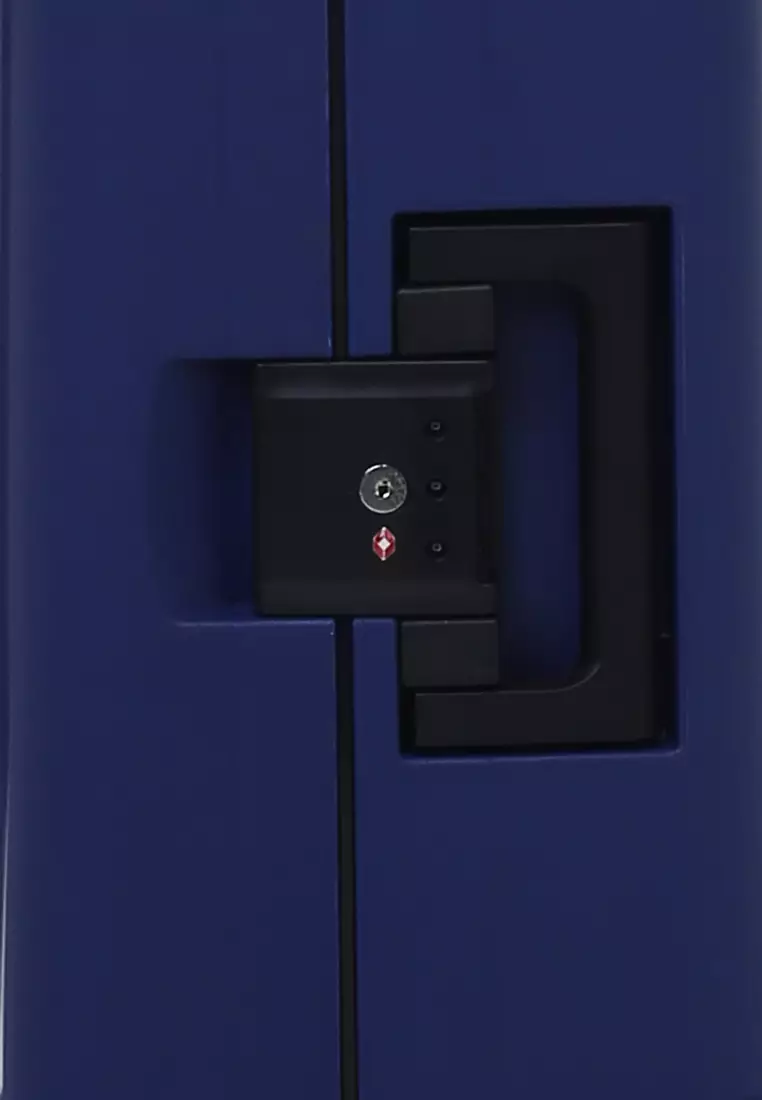 Carlton Tas Koper Unisex Size 20 Inch Suitcase Classic TSA Lock System Material Polycarbonate ORIGINAL - Navy