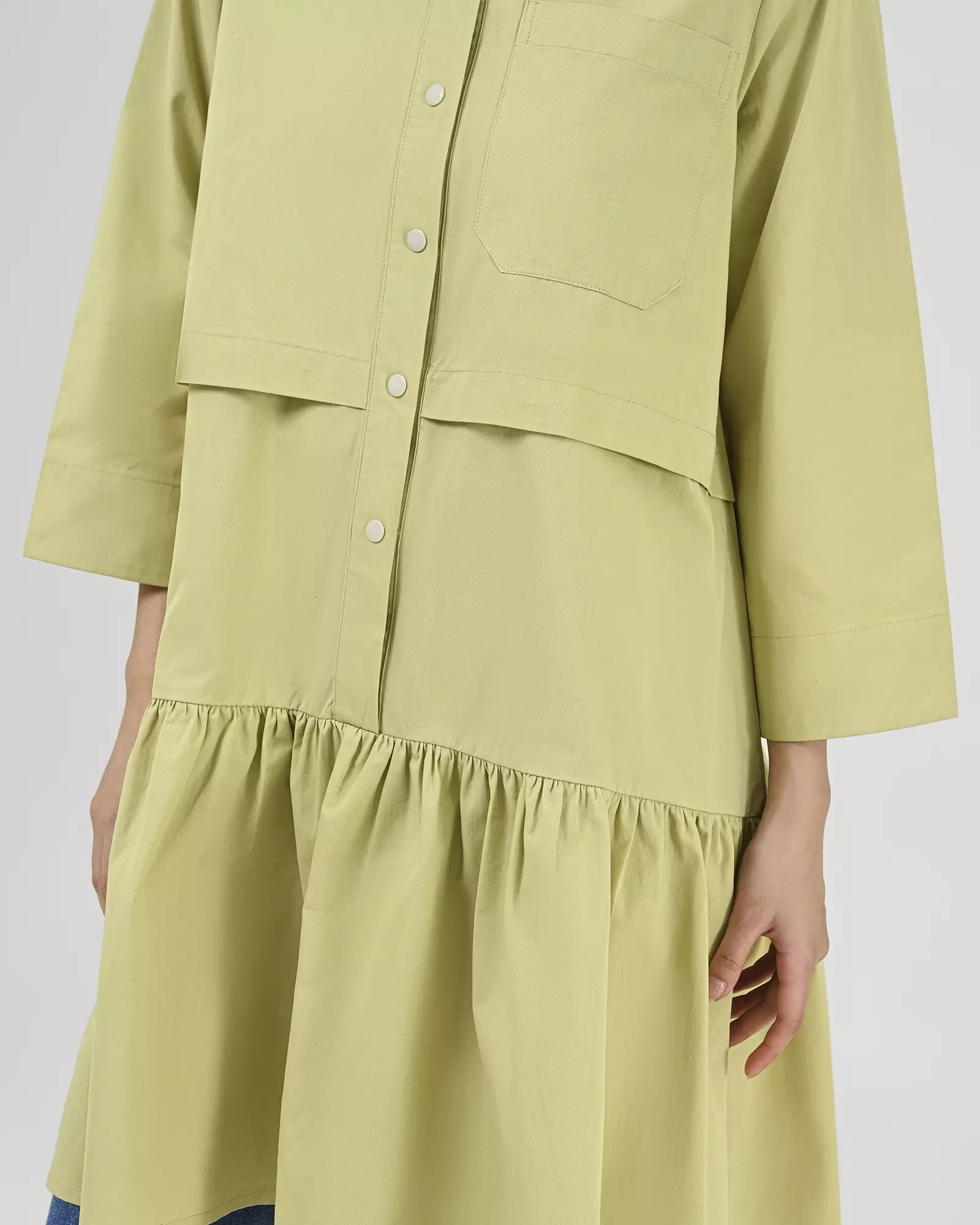 Geulis.id RISANI TUNIC - Lime