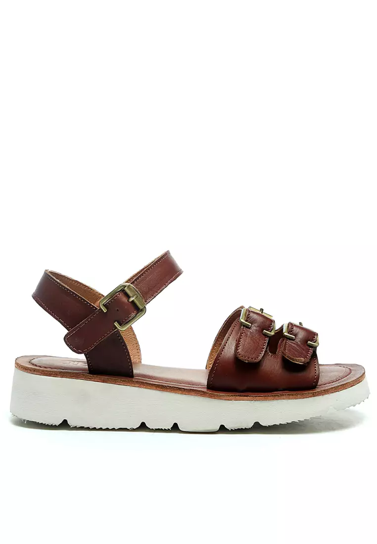 Discount on Twenty Eight Shoes  shoes - SKU: Vintage Leather Soft Casual Sandals Qb207-9
