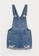 H&M blue Denim Dungaree Shorts 449EBAA59F5A5AGS_4