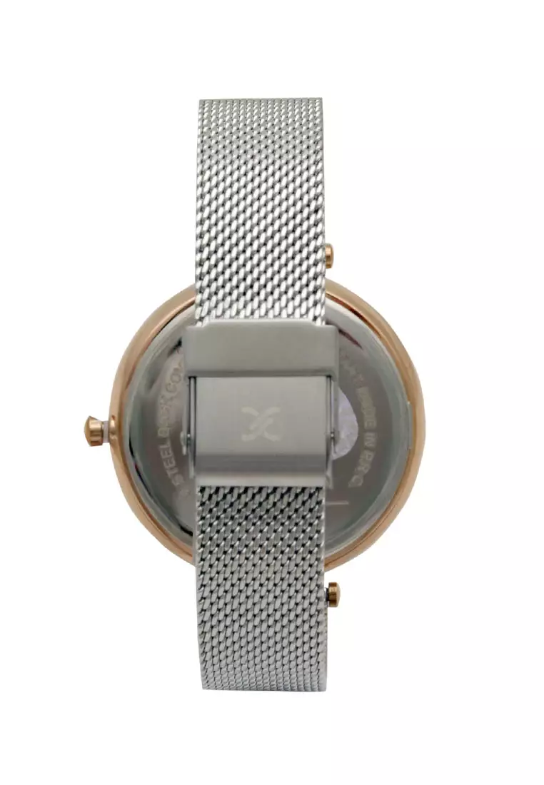 Daniel Klein Jam Tangan Pria - Silver Rosegold - Stainless Steel - DK12087-4