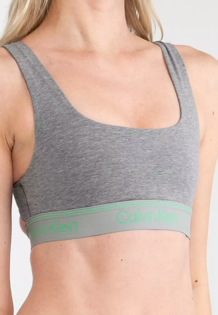 Buy Calvin Klein Underwear Lightly Lined Heathered Sports Bra