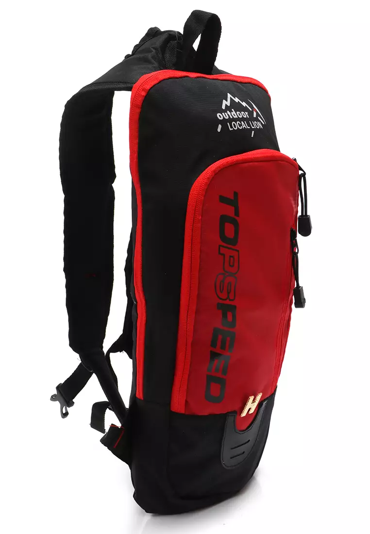 Dermash Bike Backpack Sport Unisex Casual Large Storage Material Cordura ORIGINAL - Red
