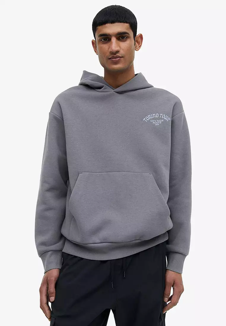 Buy H&M Relaxed Fit Printed Hoodie 2024 Online | ZALORA Philippines