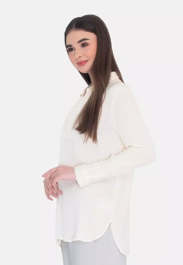 Urban Exchange Yessa White Blouse