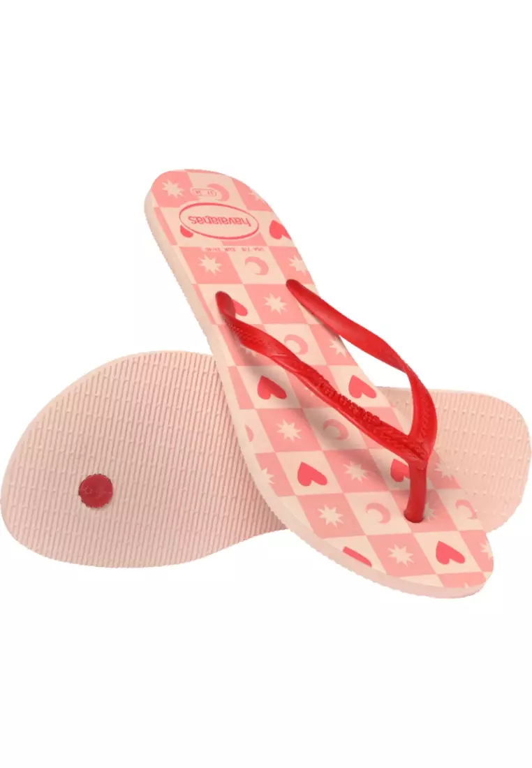 Havaianas Fantasia Style II Flip Flops-Ballet Rose