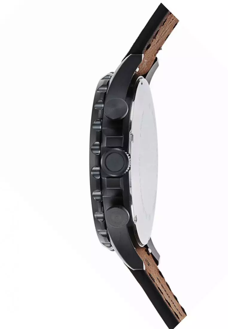 Nate Dark Brown Leather Watch JR1487