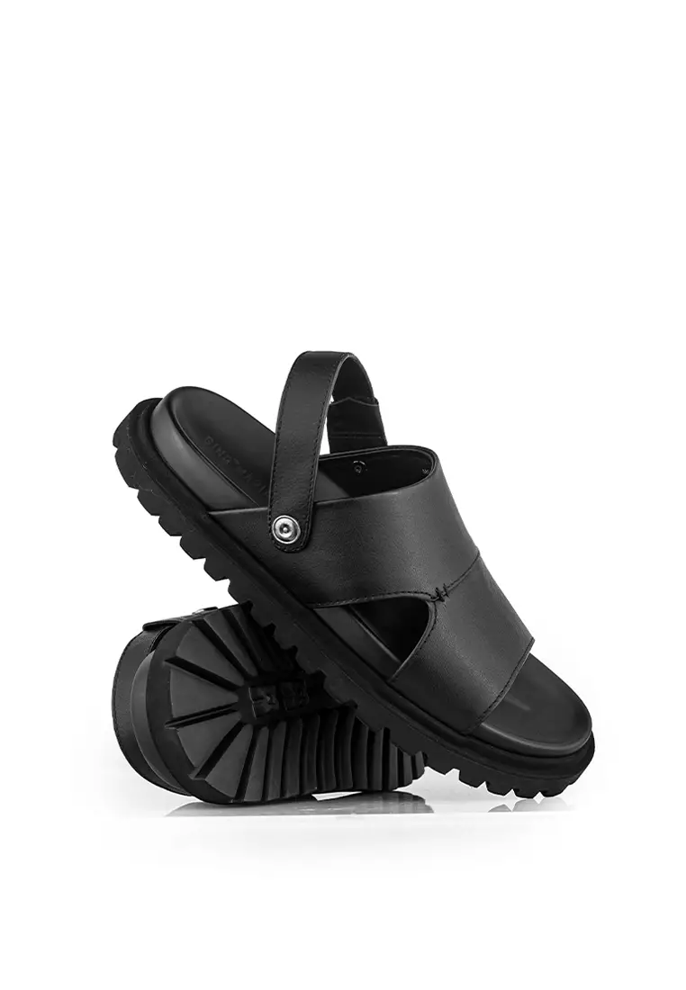 Sandal Kulit Pria Gino Mariani Joel Black