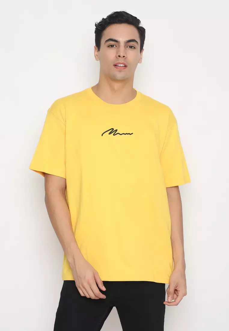 NX T-Shirt Cotton Combed Tebal Pria 207370391