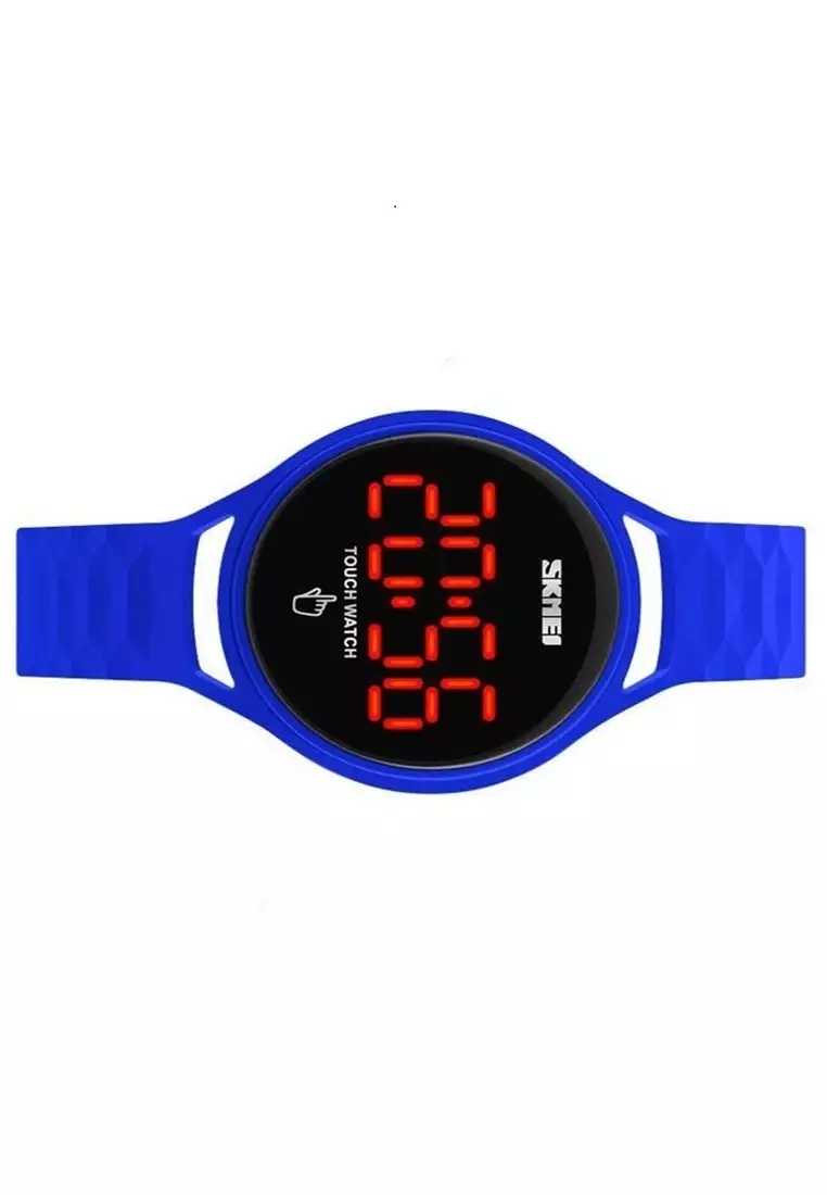 Jam Tangan LED Touch Wanita Layar Sentuh Waterproof 30m Strap Tali Material Silicon Lentur AL88 ORIGINAL