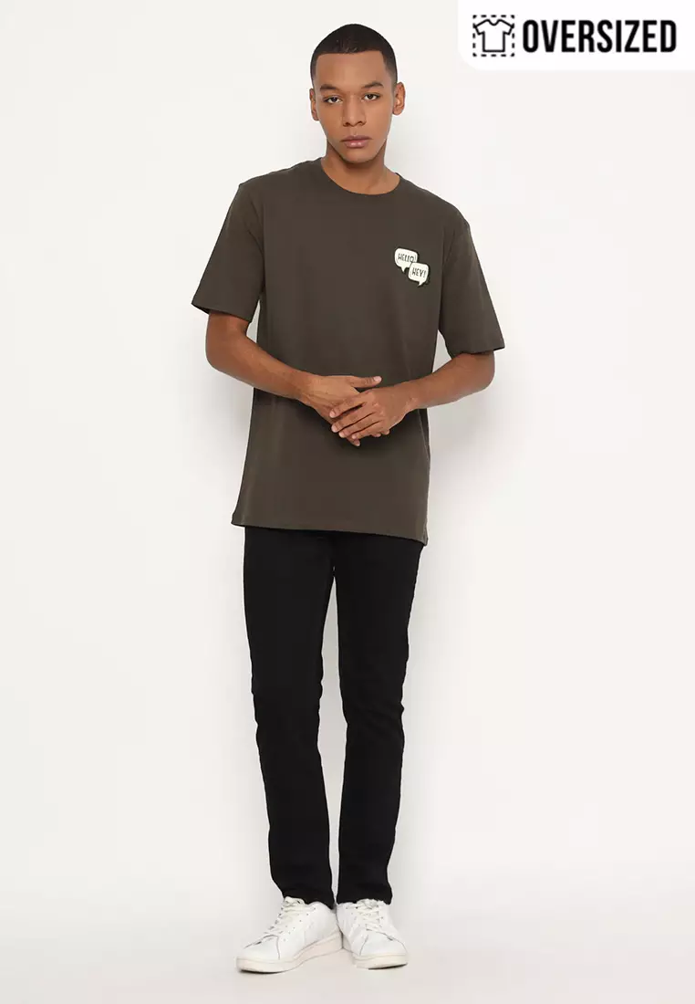 RBJ T-Shirt Cotton Combed Oversized Pria 2079250231