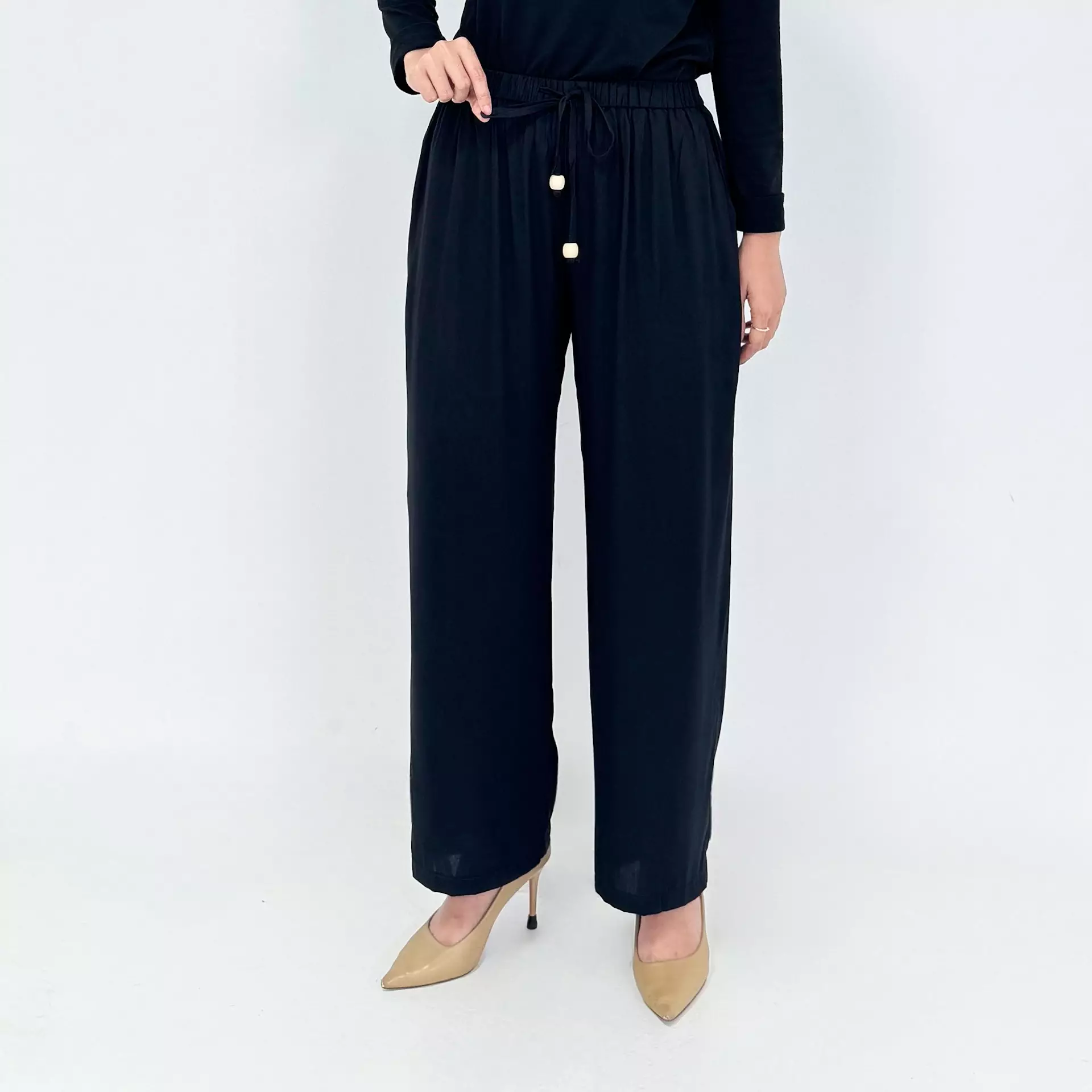 Celana Panjang Muslim Wanita - Tania Cotton Basic Daily Pants