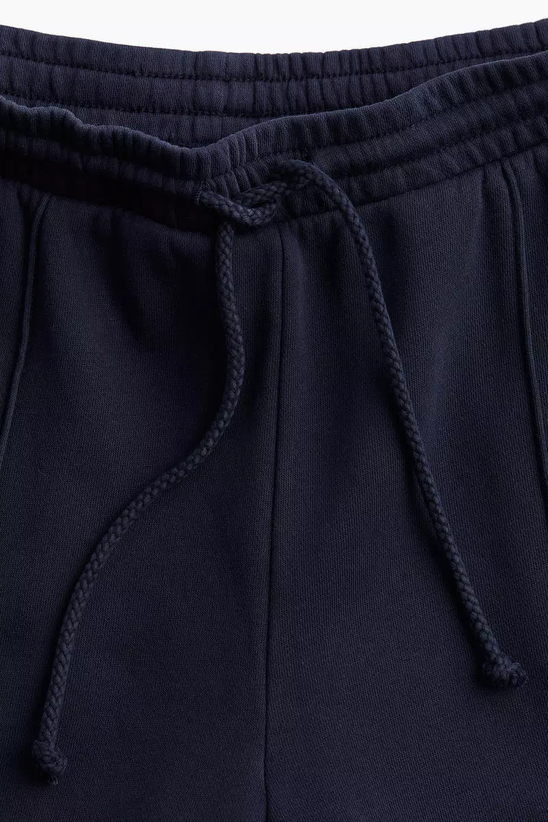 Crease-front sweatpants