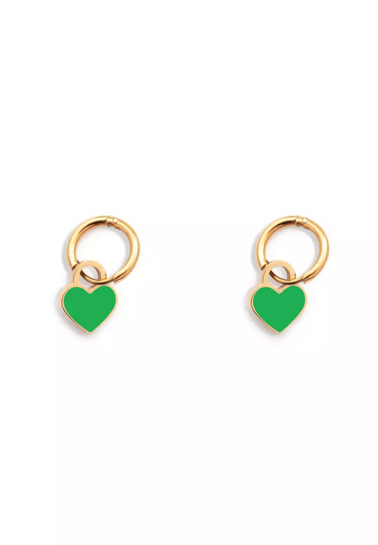 Buy Hey Harper Iris Green Earrings 2024 Online | ZALORA Singapore