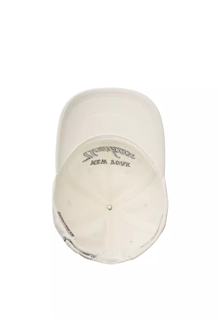 Jual MLB Korea Color Denim Unstructured Ball Cap - NY Cream