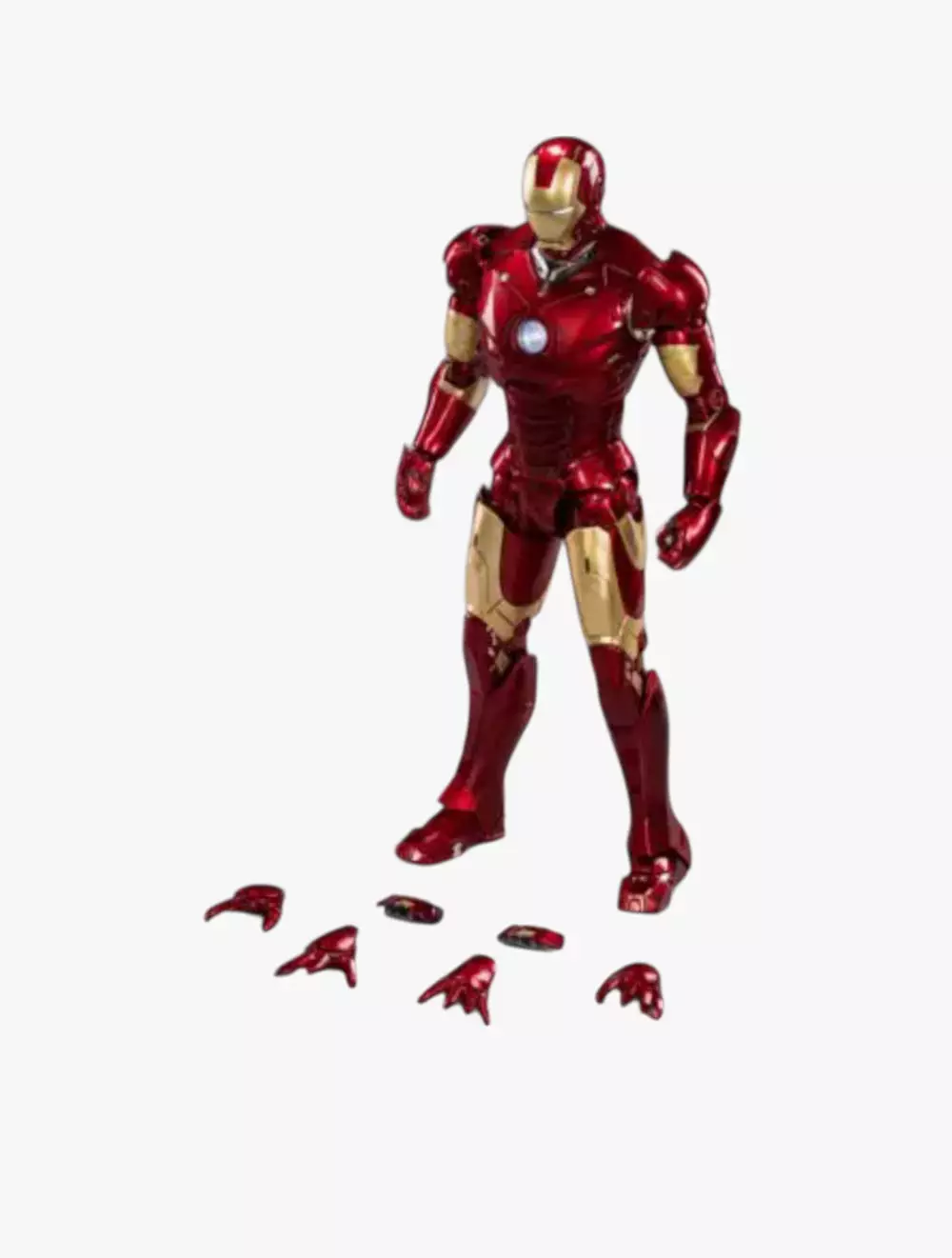 ZDTDS Original 1/5 36CM Iron Man MK50 MK3 Éclairage LED 10ème Anniversaire Commémoratif Collection Tony Stark Modèle Figurine d'Action Cadeau  26