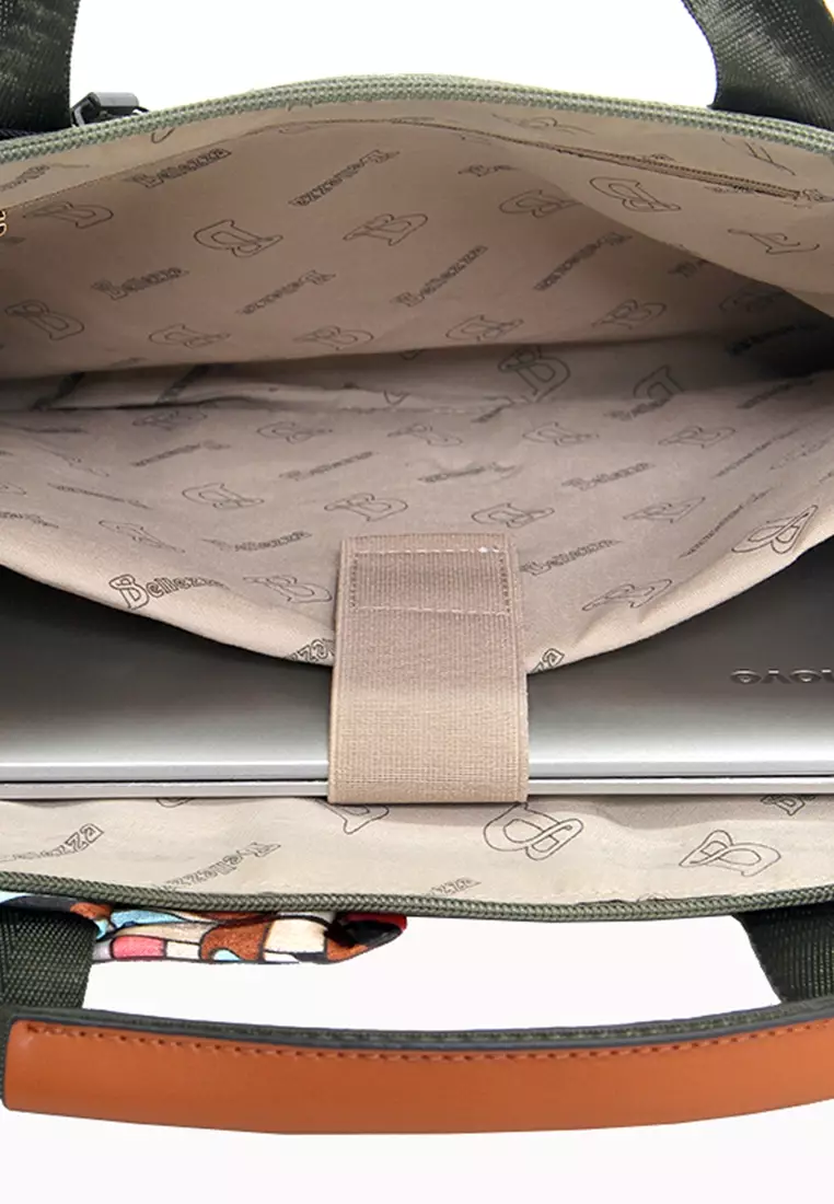 Bellezza Tas Laptop BHW351 Olive