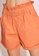 Terranova orange Women's Paper Bag Shorts B2553AAC8556E5GS_5