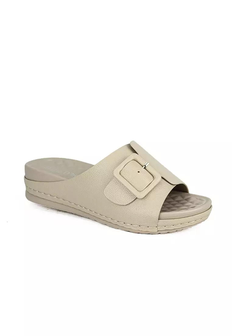 Discount on Mario D' boro Runway  shoes - SKU: Women's Flats Sandals LX 26063 Bone C49