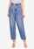 MISSGUIDED blue Oversized High Waisted Jeans EE87DAAB74ED20GS_1