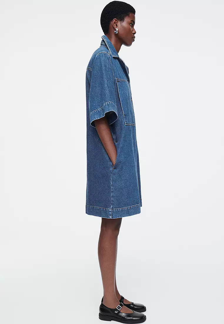 Mini Denim Shirt Dress