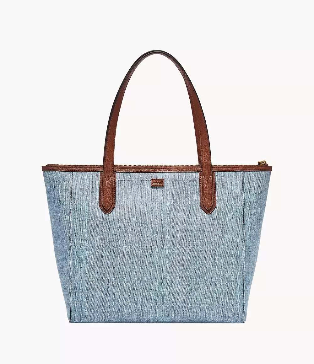 Fossil Sydney Tote Denim Tas Wanita SHB3291-423