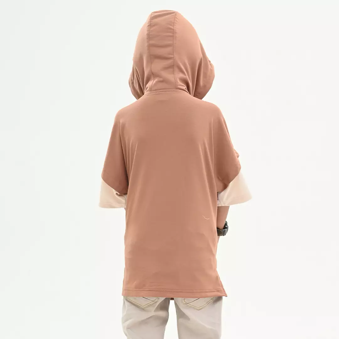 Rabbani - Baju Kaos Anak Laki-Laki Lengan Pendek Bani Batuta Kaskid Reyhan Exclusive - Brown Sugar