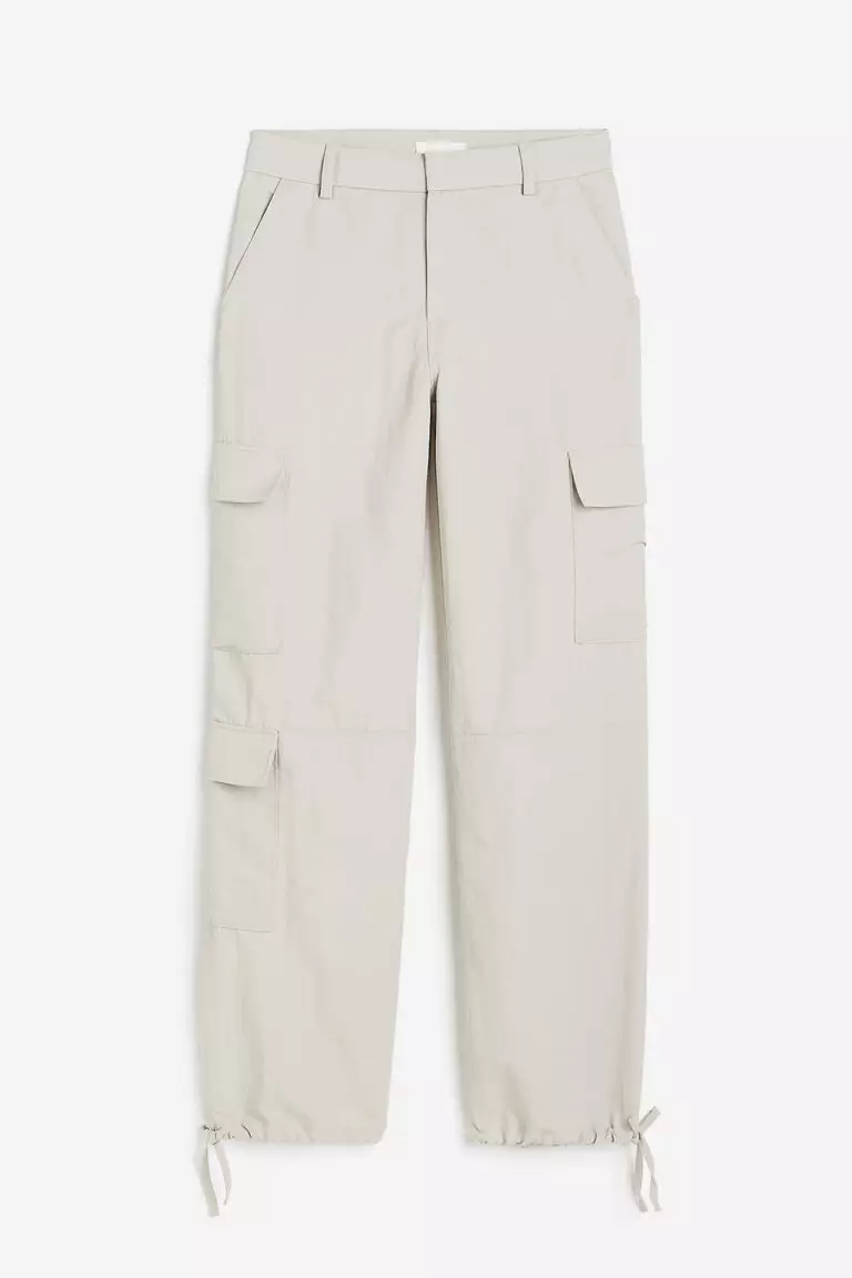Twill cargo trousers